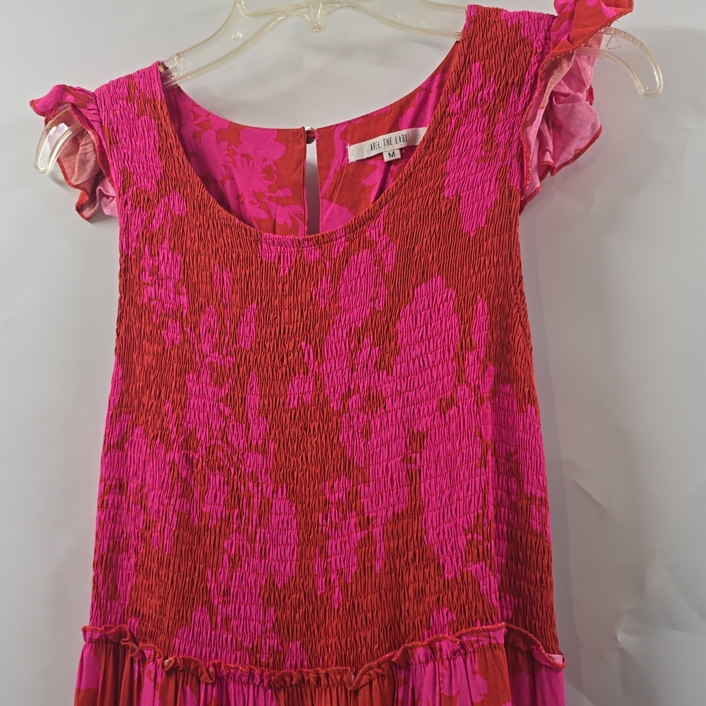 Abel The Label  Pink Floral  Maxi Dress - Picture 4 of 9